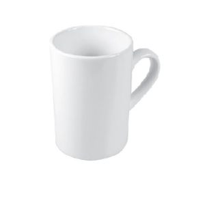 Sublimation White Curved Edge Coffee Mugs 10 Oz